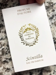 Пробник Оригинал Giardini Di Toscana Scintilla Eau De Parfum 2 ml