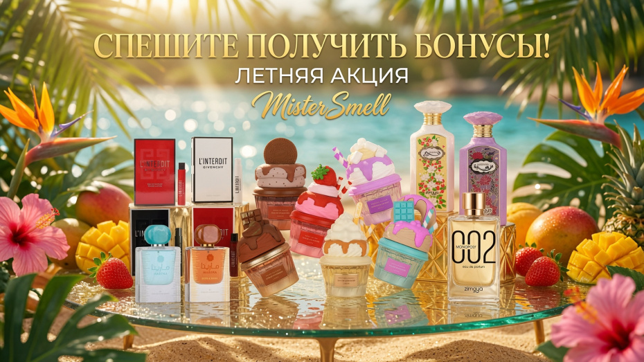 Только до 8 июня — щедрые подарки от MisterSmell!