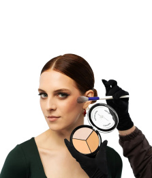 Контуринг для лица профессиональный Хайлайтер Румяна Spada Тон 02