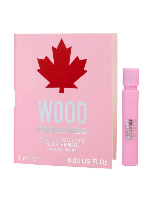 Пробник Оригинал Dsquared2 Wood For Her Eau De Toilette Древесный Для Неё 1 ml