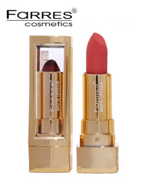 Помада нюдовая матовая Farres 5006-A Тон 05 нежный персик