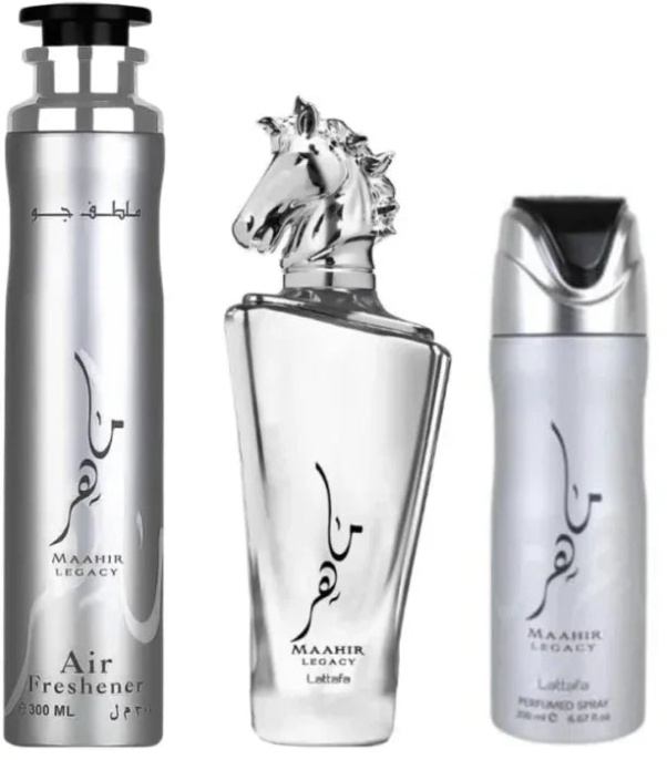 Набор оригинал Lattafa Maahir Legacy Gift Set 3в1