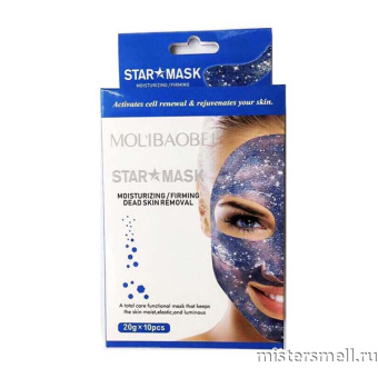 Купить оптом Маска для лица Molibaobei Star Mask Blue (10шт) с оптового склада