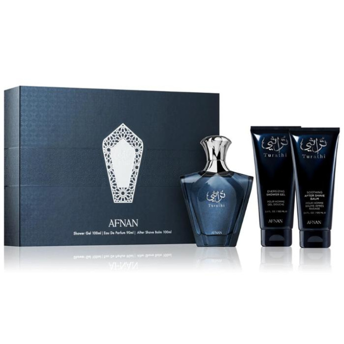 Набор оригинал Afnan Turathi Blue Luxury Gift Set (2x150+90ml)