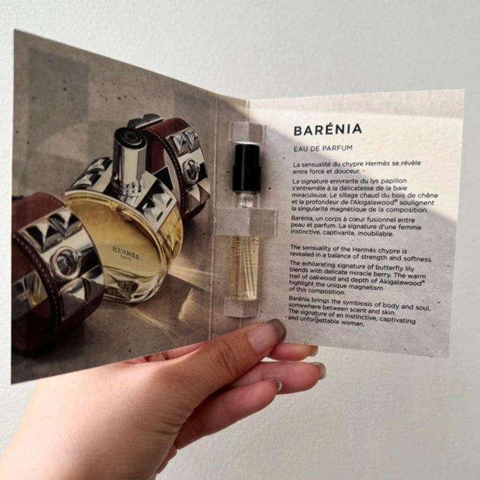 Пробник оригинал Hermes Barenia Eau de Parfum 2 ml