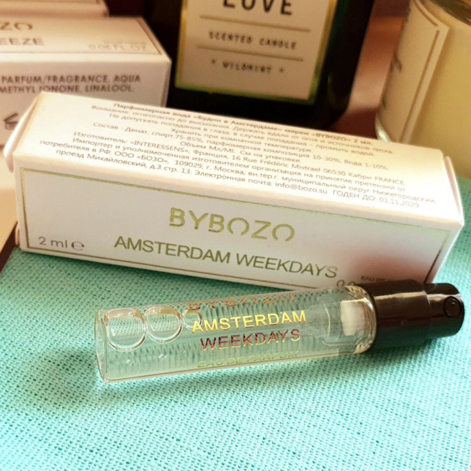 Пробник оригинал ByBozo - Amsterdam Weekdays 2 ml