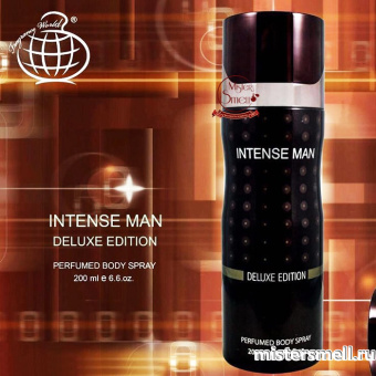 картинка Дезодорант Fragrance World Intense Man Deluxe Edition (ОАЭ) духи от оптового интернет магазина MisterSmell