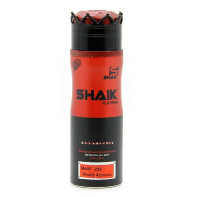 Дезодорант Shaik De Lux W+M 236 Black Afga 200 ml