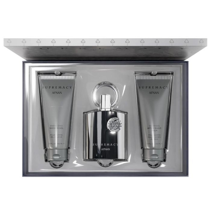 Набор оригинал Afnan Supremacy Silver Luxury Gift Set (3x100ml)
