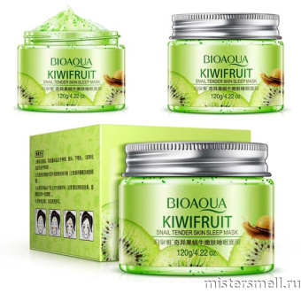 Купить оптом Маска ночная-несмываемая для лица BioAqua Kiwi Fruit с оптового склада