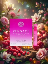 Пробник Оригинал VERSACE Bright Crystal Absolu Сияющий Абсолютный Парфюм 1 ml