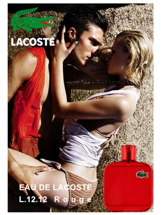 Пробник Оригинал Lacoste L.12.12 Rouge Parfum 2 ml