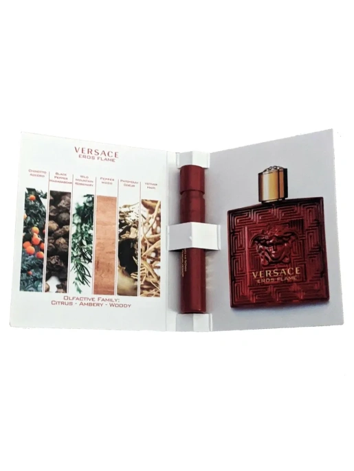 Пробник Оригинал VERSACE Eros Flame Pour Homme Пламя 1 ml