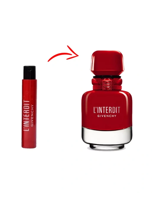 Пробник Оригинал GIVENCHY L'Interdit Rouge Ultime Eau De Parfum 1 ml