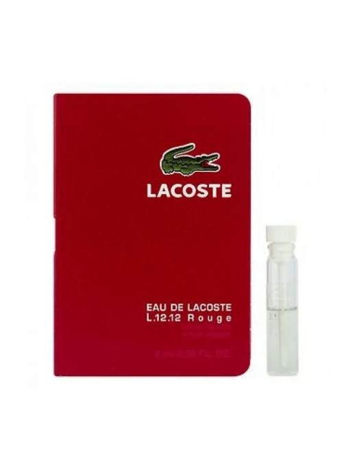 Пробник Оригинал Lacoste L.12.12 Rouge Parfum 2 ml