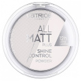 Пудра компактная Catrice All Matt Plus белая