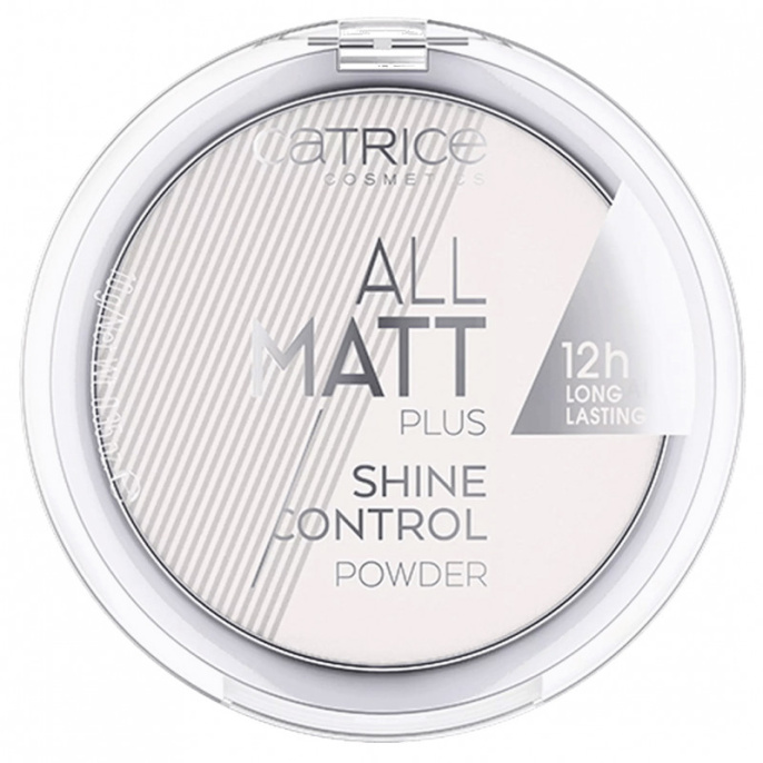 Пудра компактная Catrice All Matt Plus белая